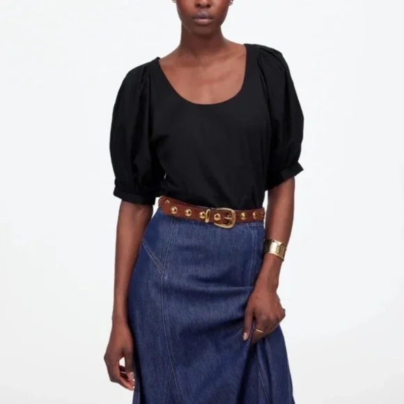 Madewell Relaxed Scoop Neck Short Sleeve Top Size XS - Picture 1 of 10